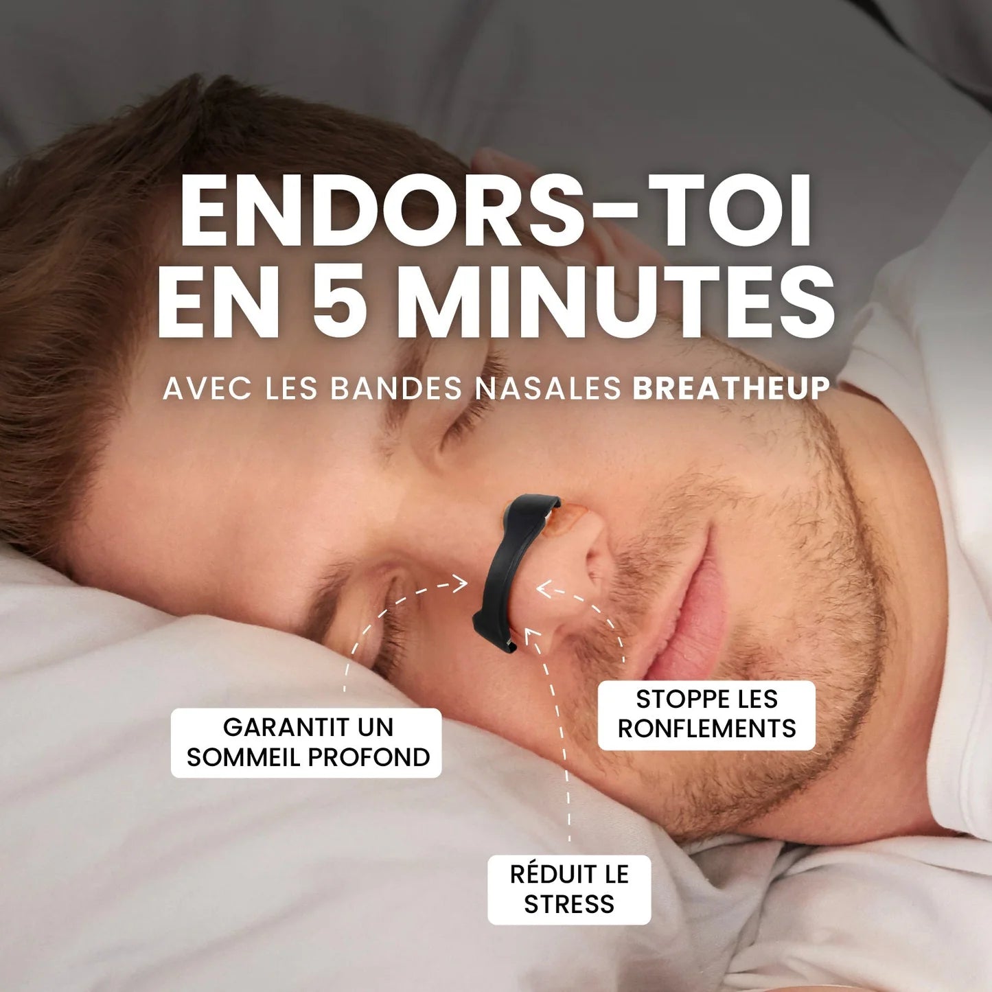 KIT DE DEMARRAGE AVEC BANDELETTES NASALES RESPIRATOIRES